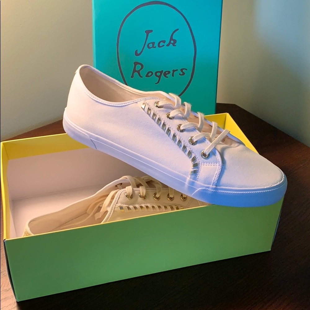 NEW Jack Rogers Carter Canvas Sneaker